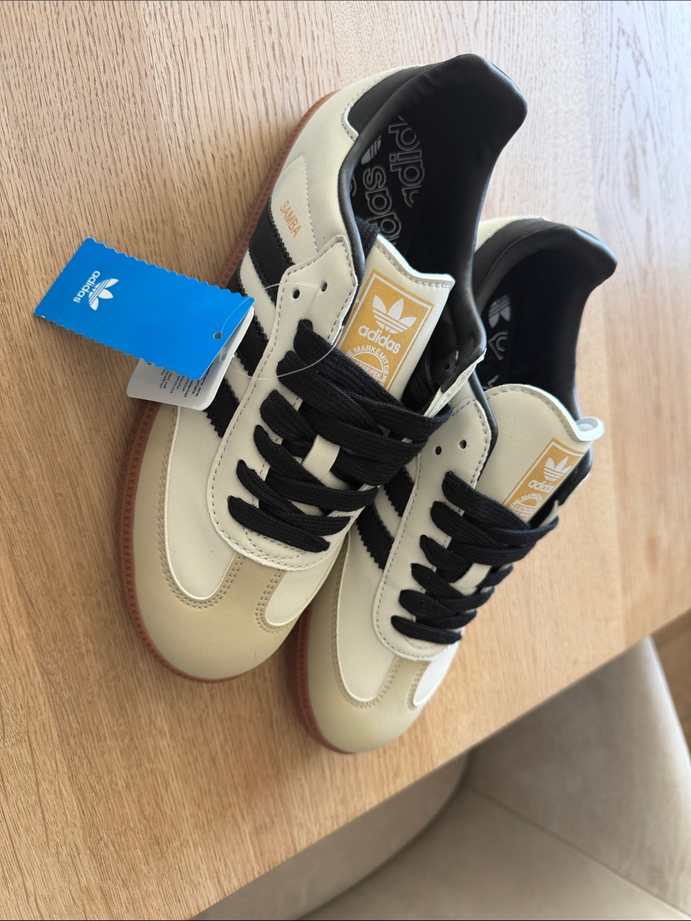 adidas Samba OG Men’s Sneakers - White Black Tan